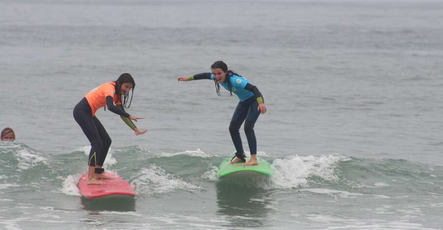 Porto: Small Group Surf Lesson with Transportation - On the sand, the lesson starts with the basics