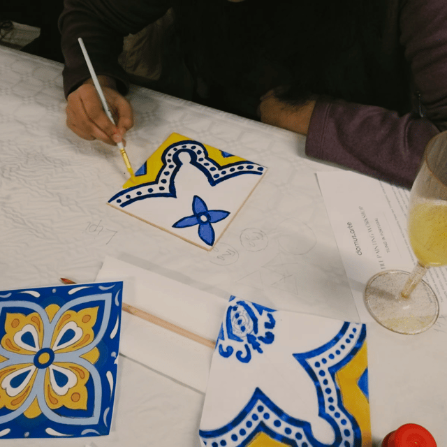 Porto: Tile-Painting Workshop with Porto Wine - Bainharia - How the two-hour schedule works