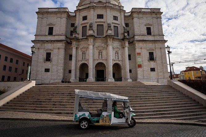 Private Lisbon Sightseeing Tuk-Tuk Tour: Alfama, Belém & More - Lisbon Cathedral and the climb toward Alfama