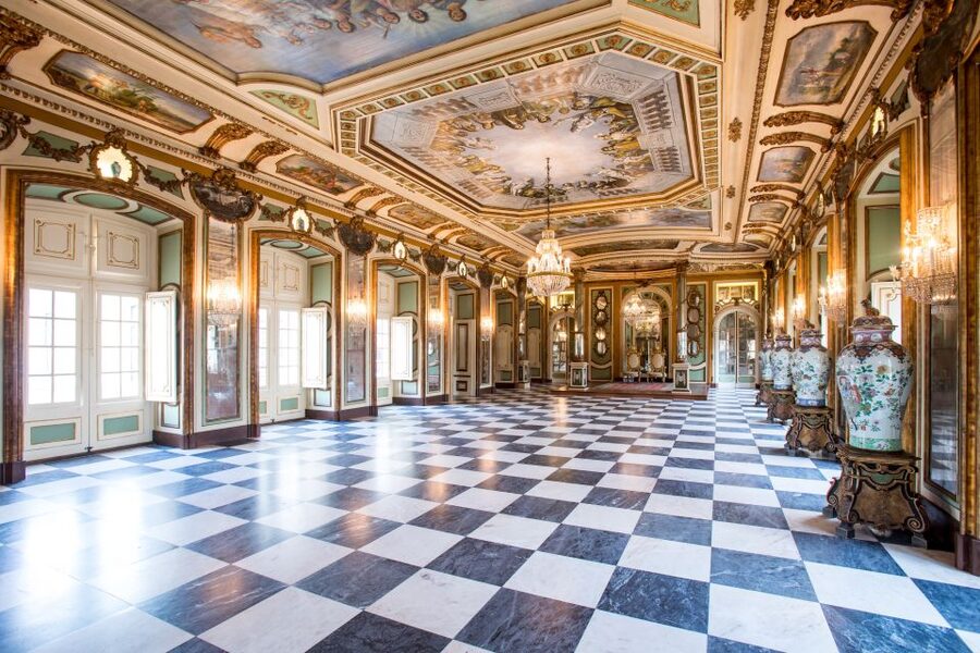 Queluz National Palace & Gardens Ticket - The gardens, fountains, and tiled canal
