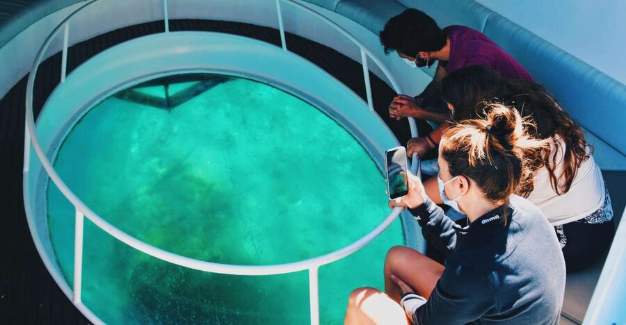 São Miguel: Glass Bottom Boat Tour with Snorkeling - Setting off from Vila Franca do Campo Marina