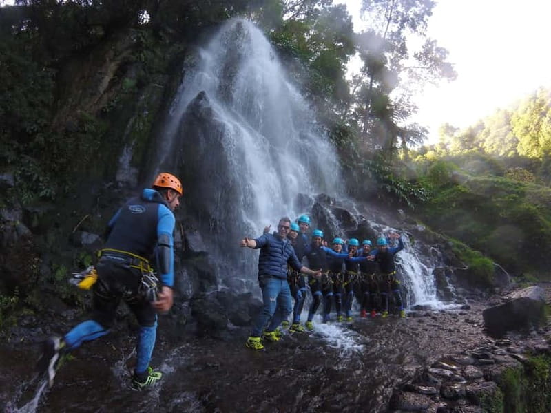 Sao Miguel: Ribeira dos Caldeiroes Canyoning Experience - Who should book this São Miguel canyoning trip?