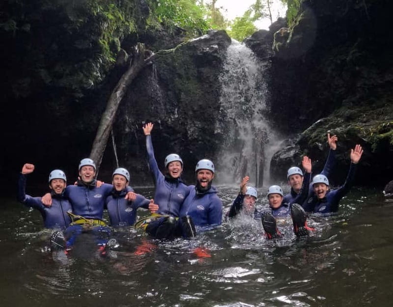 São Miguel: WaterPark Canyoning Ribeira dos Caldeirões - Waterfalls, ropes, and a very different park visit