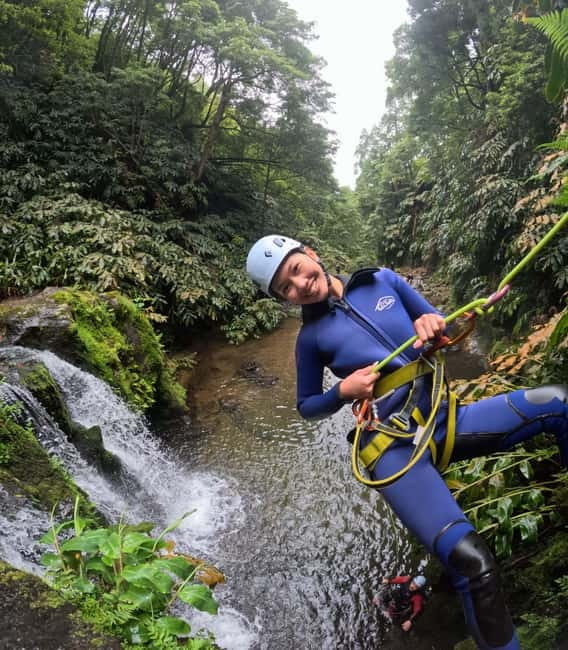 São Miguel: WaterPark Canyoning Ribeira dos Caldeirões - What happens during the 2.5-hour route