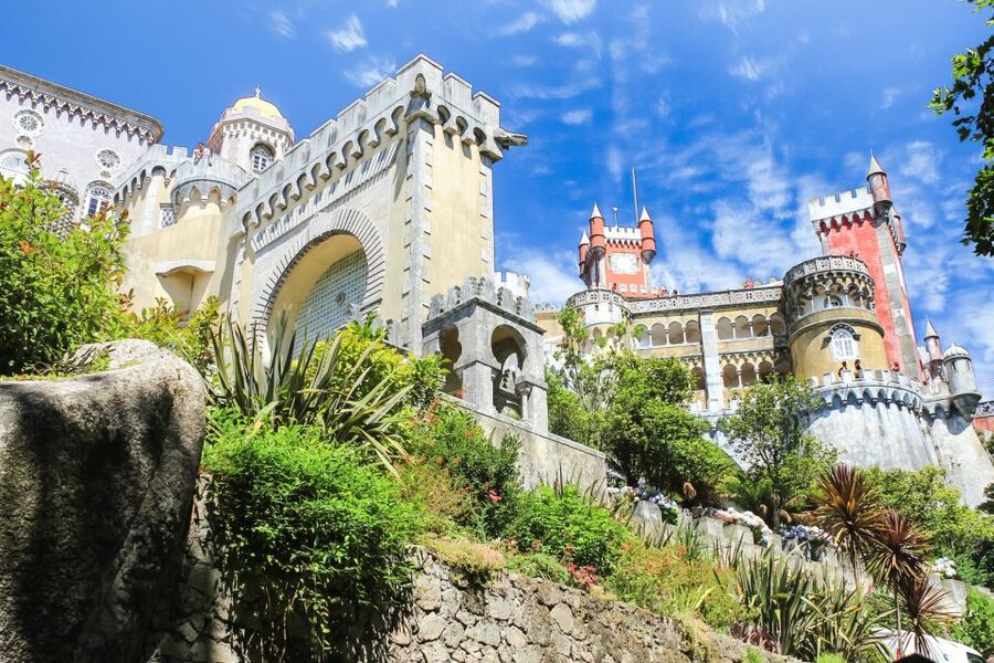 Sintra: Pena Palace and Park Entrance Ticket - The palace route, from monastery to royal rooms