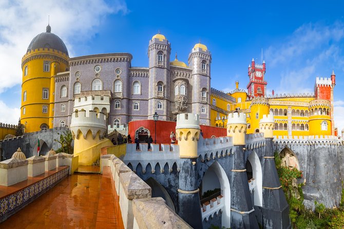 Sintra, Pena, Regaleira, Cabo da Roca & Cascais from Lisbon - Pena Palace and its high mountain setting