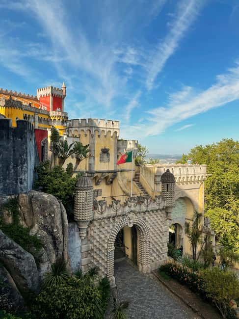 Sintra: The Romantic Village – Private Half-Day Guided Tour - Walking through Pena Palace Gardens