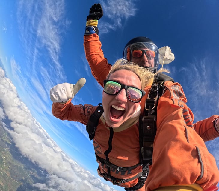 Skydive Algarve: Tandem Skydiving 10.000ft (up to 15.000ft) - Getting suited up and ready to board