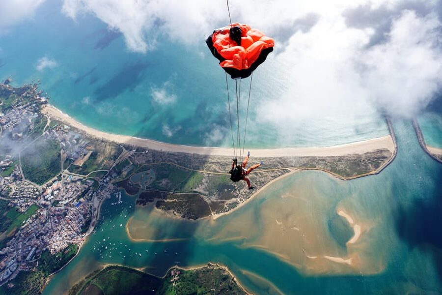 Skydive Algarve: Tandem Skydiving 10.000ft (up to 15.000ft) - The jump itself, from nerves to freefall