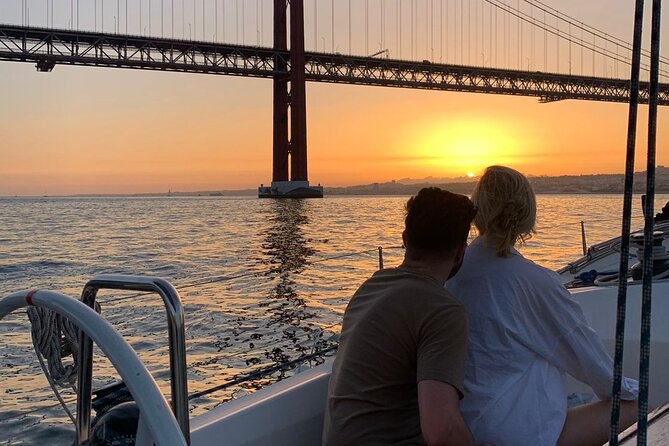 Sunset Boat Tour in Lisbon with Wine - Belem Tower from the water