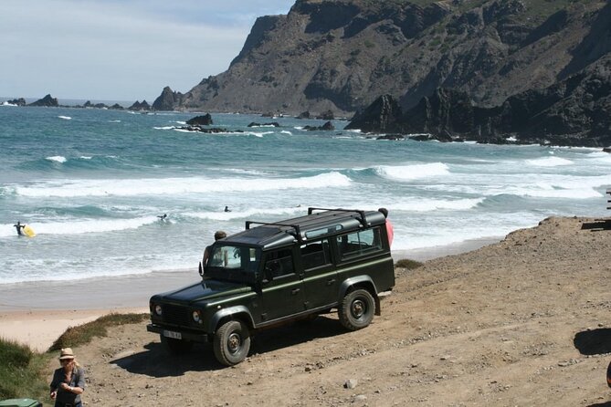 Sunset off-road Algarve Natural Park West Coast secret spot tour - The final cliff stop and Atlantic sunset