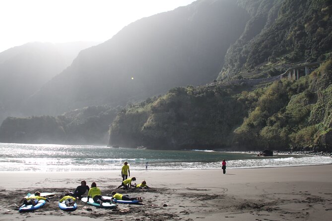 Surfing Lessons in Madeira - Starting at Fajã da Areia in São Vicente