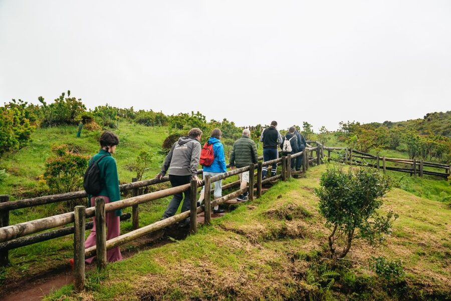 Terceira: Algar do Carvão Lava Caves Tour - Into the Guilherme Moniz volcanic caldera