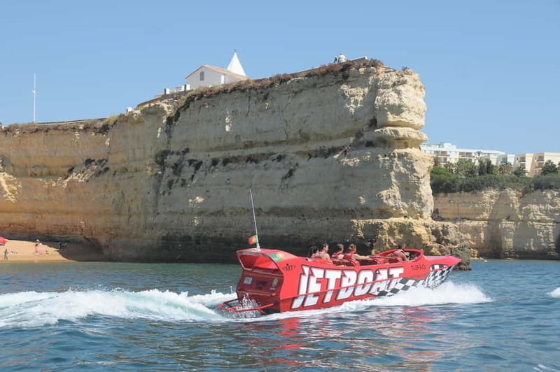 Thrilling 30-Minute Jet Boat Ride in the Algarve - From Albufeira Marina to the open coast