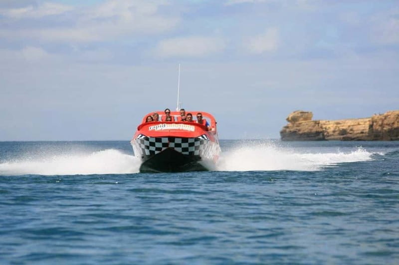 Thrilling 30-Minute Jet Boat Ride in the Algarve - Coastal caves and unusual Algarve rock