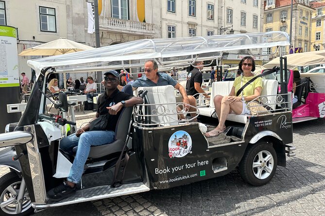True 4Hour Private Tuk Tuk Tour: Discover Lisbon with a Local! - Praça do Comércio and the marks of disaster