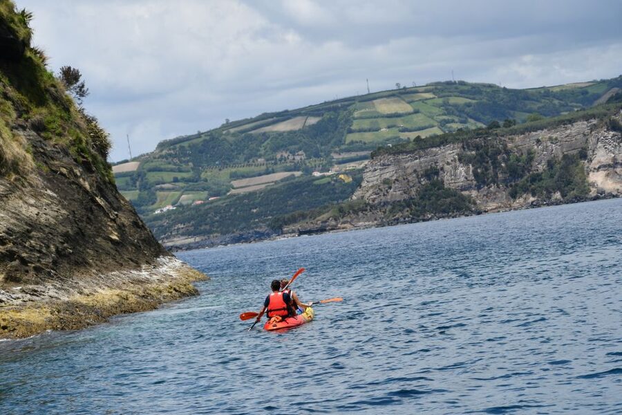 Vila Franca do Campo: Kayak Rental - Setting out from Vila Franca do Campo Marina
