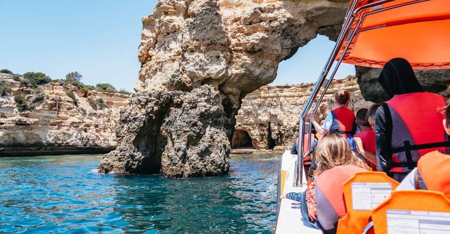 Vilamoura: Benagil Cave Boat Tour with Entry - The real attraction is the coast, not only Benagil