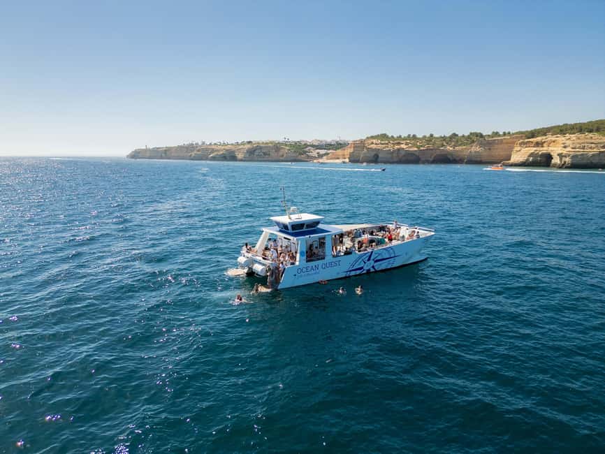 Vilamoura: Benagil Cave Quest Boat Tour - From Vilamoura Marina to the Algarve’s cave coast